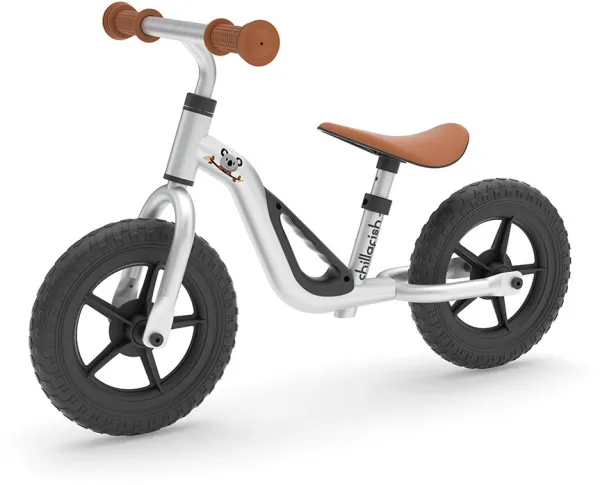 Charlie letvægts-balancecykel silver